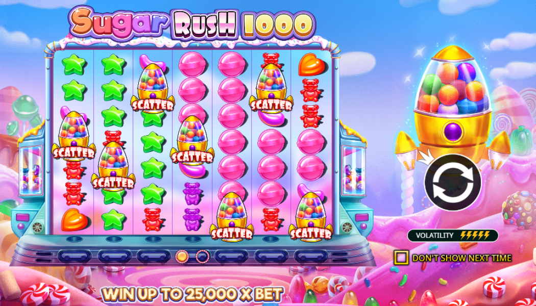Sugar Rush 1000 Free Spins